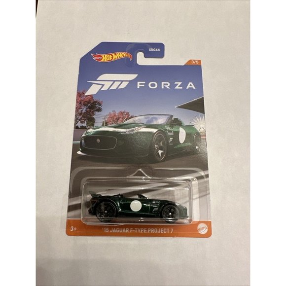 Jaguar F-Type Project 7 Hot wheels Forza #3 1/64 HMV71 die cast scale model car - Picture 1 of 2